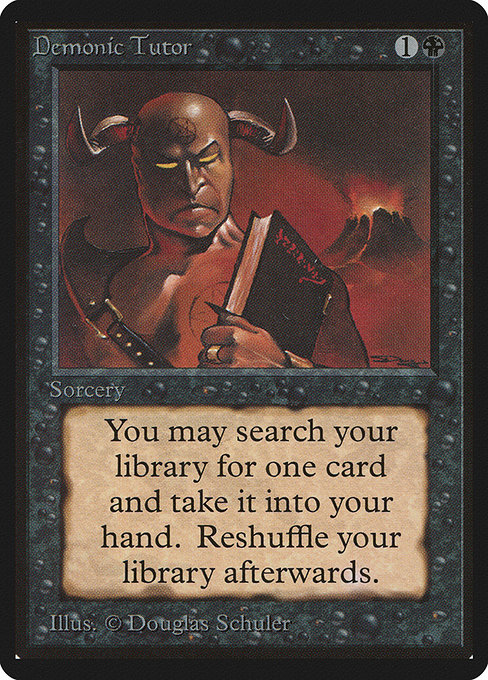 demonic tutor